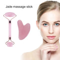 IceLumi Rose Quartz Face Roller Rosy Ritual for Timeless Skin