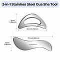 IceLumi Gua Sha Massage Tool Duo Chill Out, Glow Up